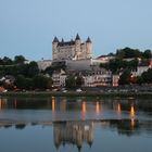 Le château de Saumur (vu de l'autre rive de la Loire) 
