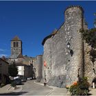   Le Château d’Harcourt (XIIIème) et la Collégiale Saint-Pierre (XIème)  --  Chauvigny