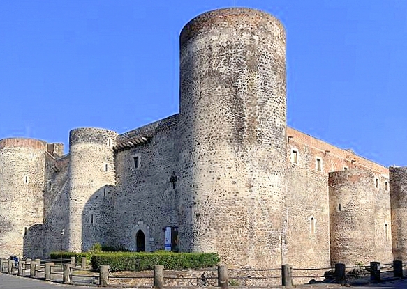 Le château d'Ursino, Catane 