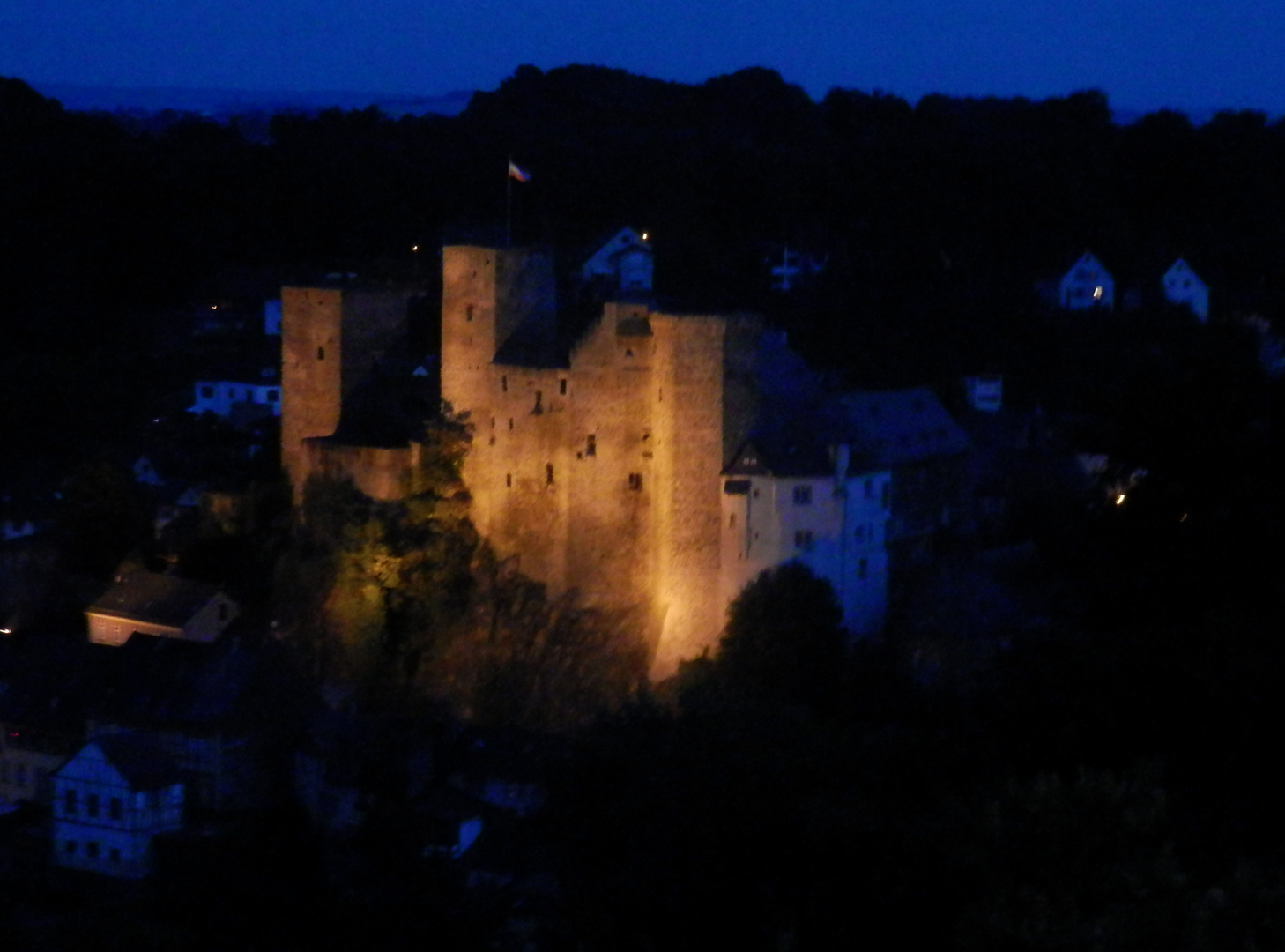 Le château la nuit