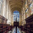 Le chœur de la Chapelle  --  King’s College, Cambridge