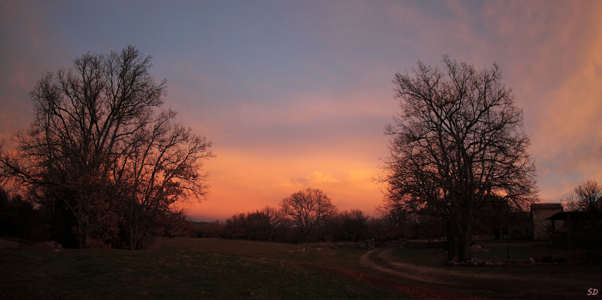 Le ciel à 18h.