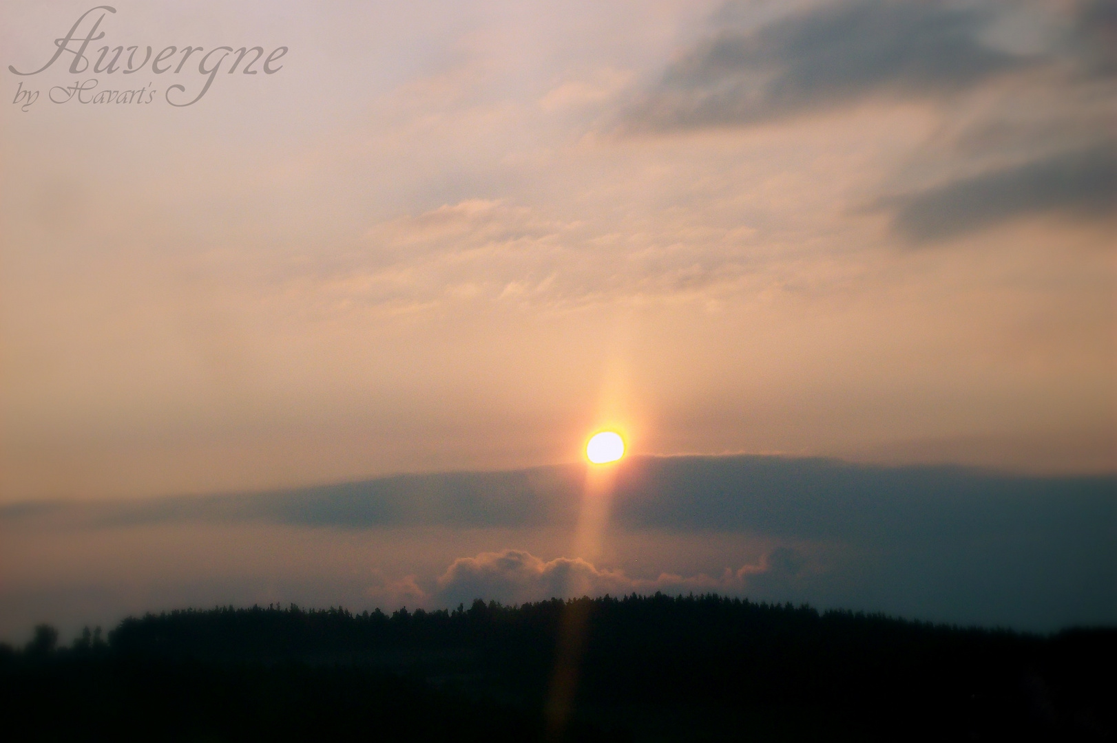 Le ciel au matin...auvergne!