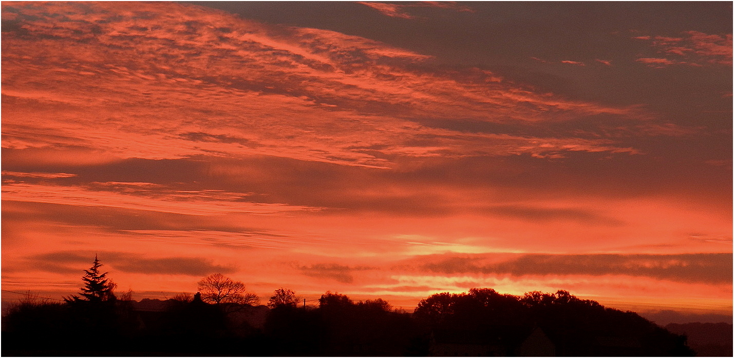 le ciel ce matin