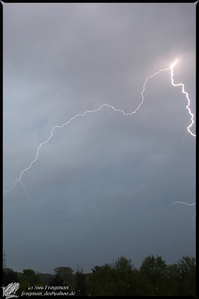 Le ciel en colère