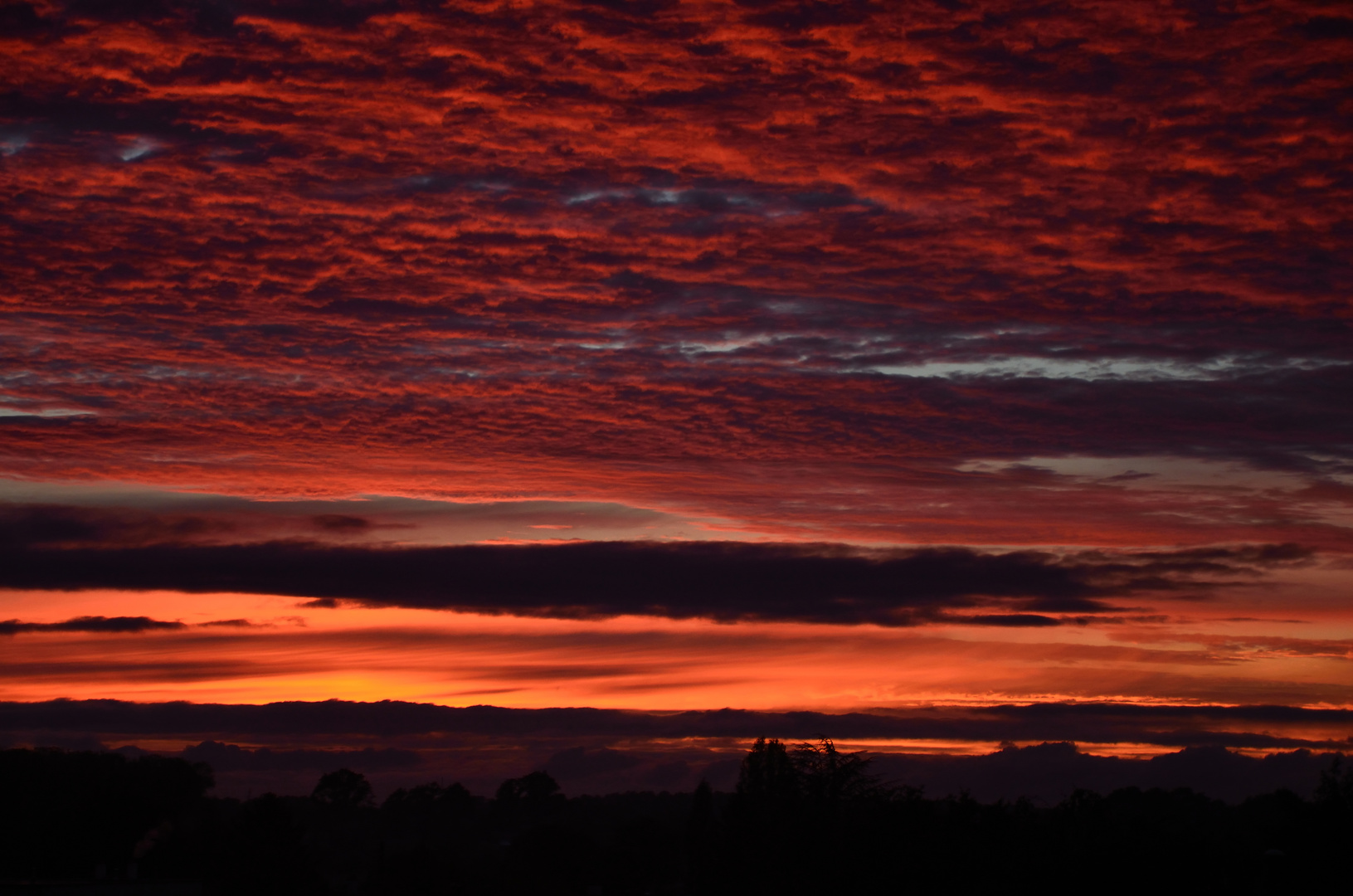 Le ciel en feu