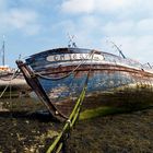 Le cimetière des bateaux au Camaret s/ Mer