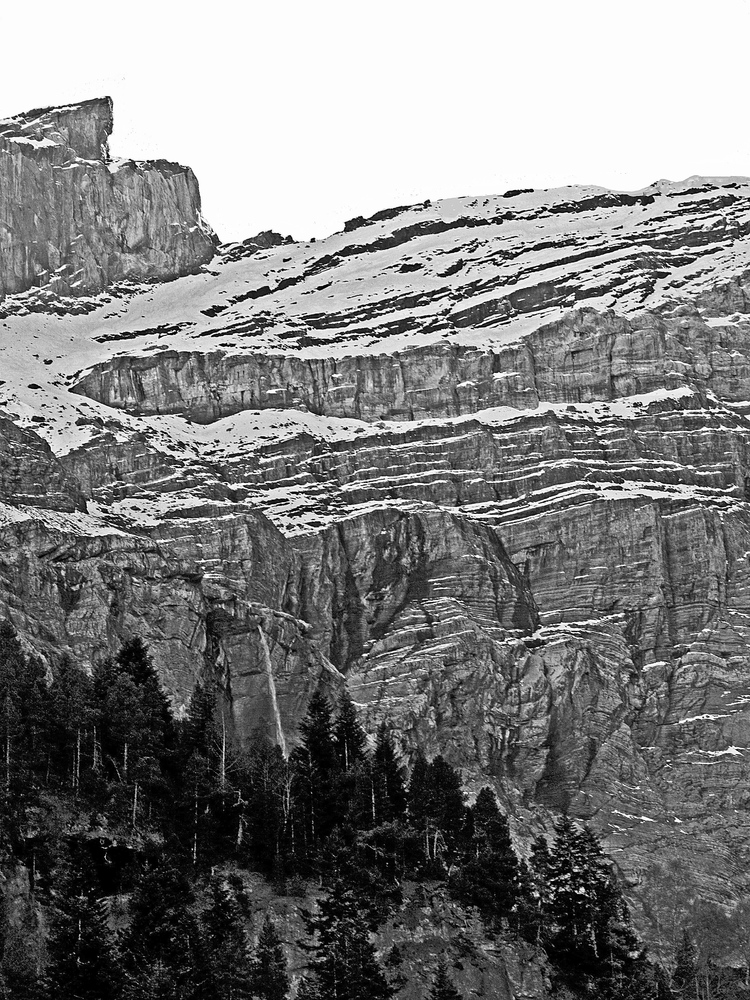 Le Cirque de Gavarnie et une partie de la Grande Cascade