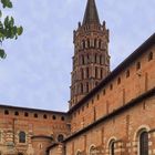 Le clocher de la Basilique Saint-Sernin vu du nord-ouest