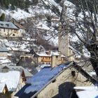 Le clocher de l'Eglise de Réallon Hautes Alpes)