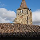 Le clocher de l‘Eglise Saint-Michel de Lavardens