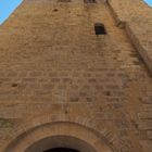 Le clocher-mur de l‘Eglise Saint-Sigismond  -  Larressingle