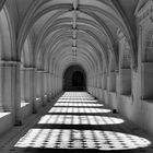 Le cloître de Fontevreau (Vienne).