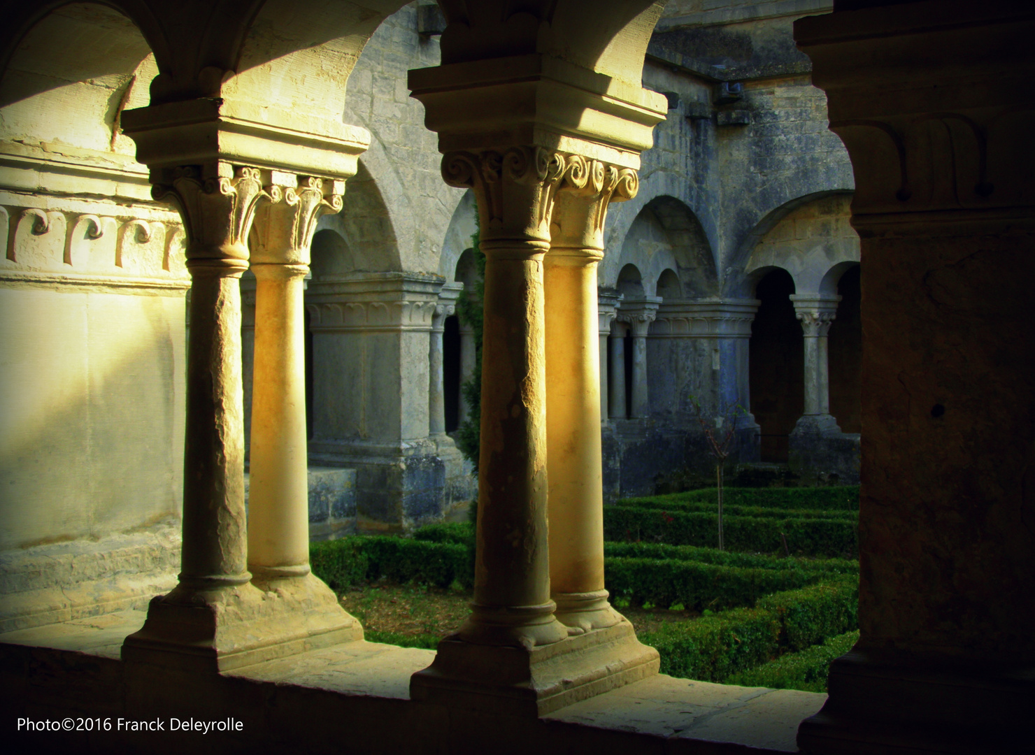 Le cloître de l'abbaye de Senanque