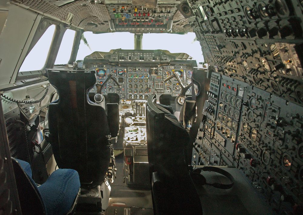 Le cockpit du Concorde	