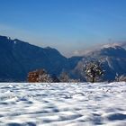 Le col du chat depuis les collines du Vivier du lac