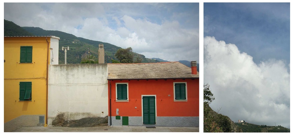  le colline sembrano voler sfiorare le nuvole 