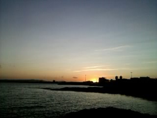 le coucher de soleil de libery bird 