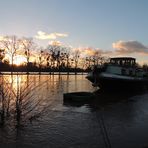 Le coucher du Canal de Nantes à Brest