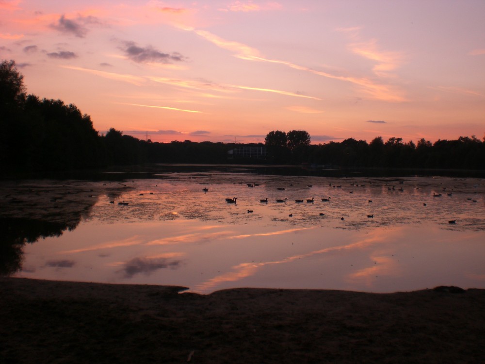 Le coucher du soleil