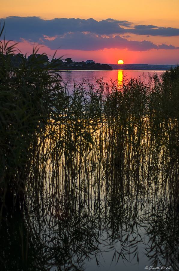 Le coucher du soleil