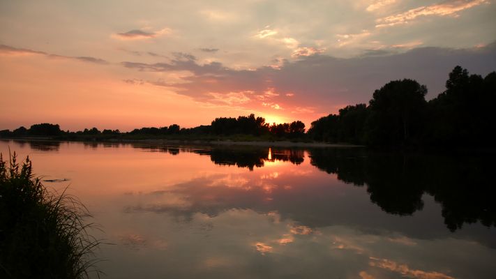 Le coucher du soleil