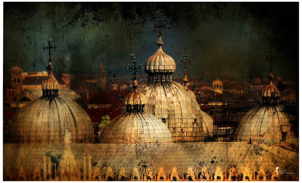 Le cupole della basilica di S.Marco Venezia serie" profumo antico"