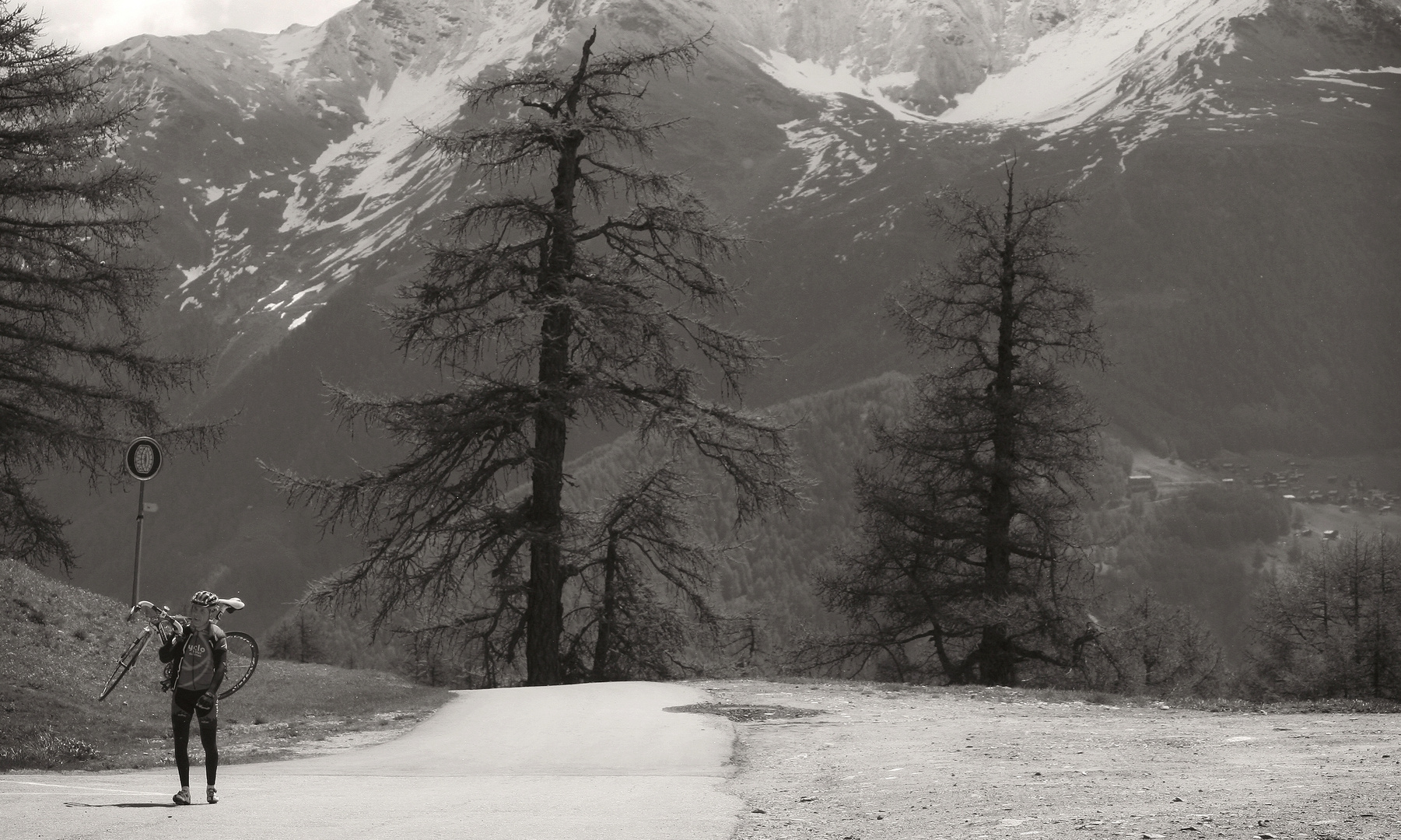 Le cycliste solitaire