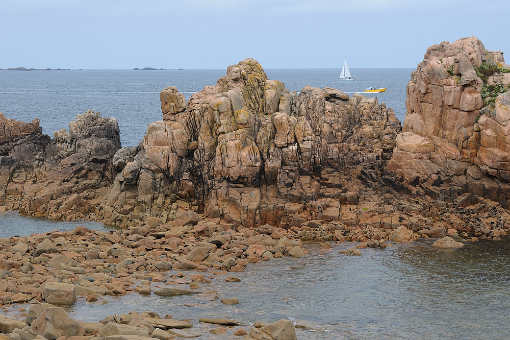 Île de Bréhat, auf dem Weg zum Phare du Paon