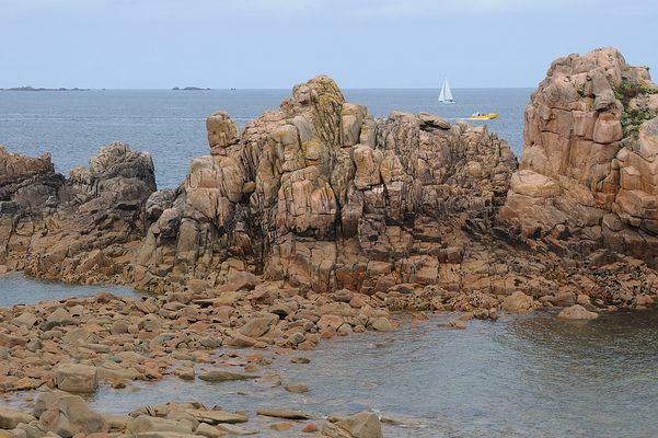 Île de Bréhat, auf dem Weg zum Phare du Paon