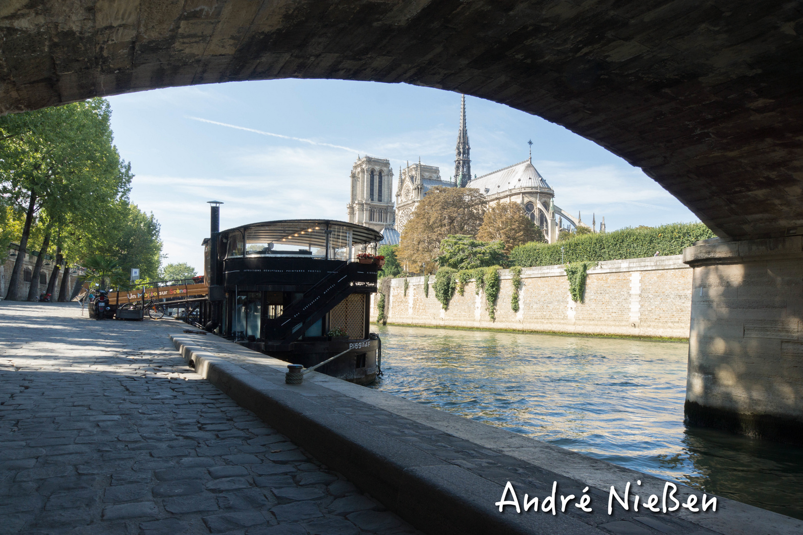 Île de la Cité Notro Dame in Farbe