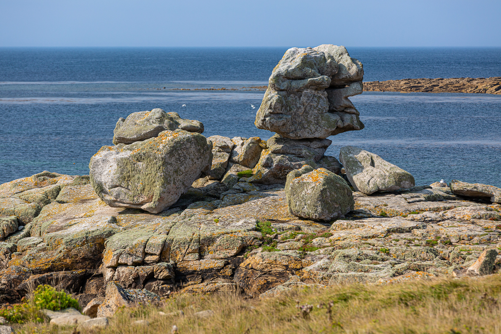 Île-de-Sein Felskopf Sphinx