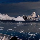 Le Diamant dans Paradise Bay, détroit de Gerlache, Antarctique.