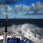 Le Diamant de retour d'Antarctique, dans le Drake, Cap Horn en vue.