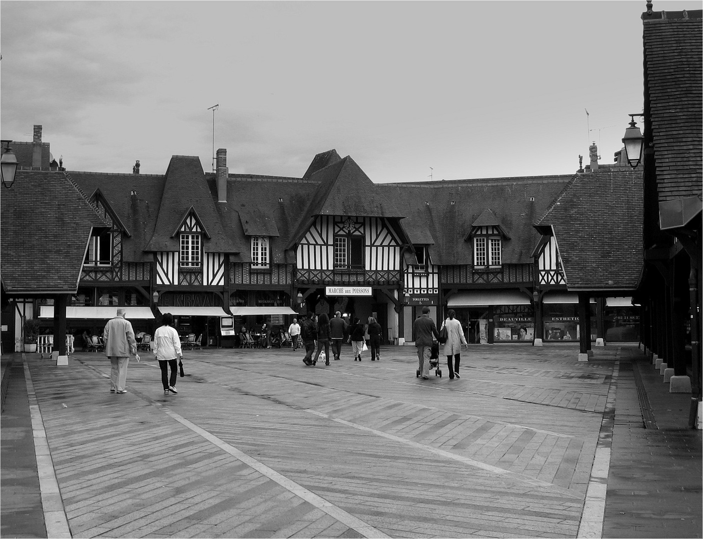 Le dimanche matin à Deauville,