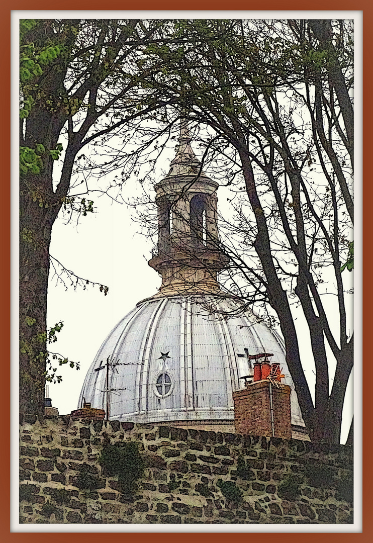 Le dôme de la basilique Notre Dame de Boulogne/Mer