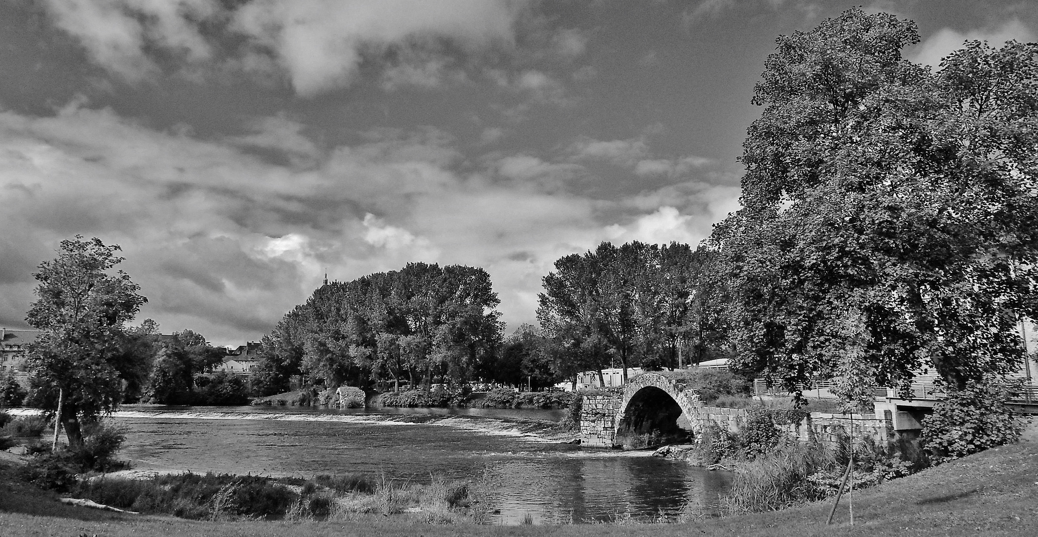 Le Doubs à Dole.