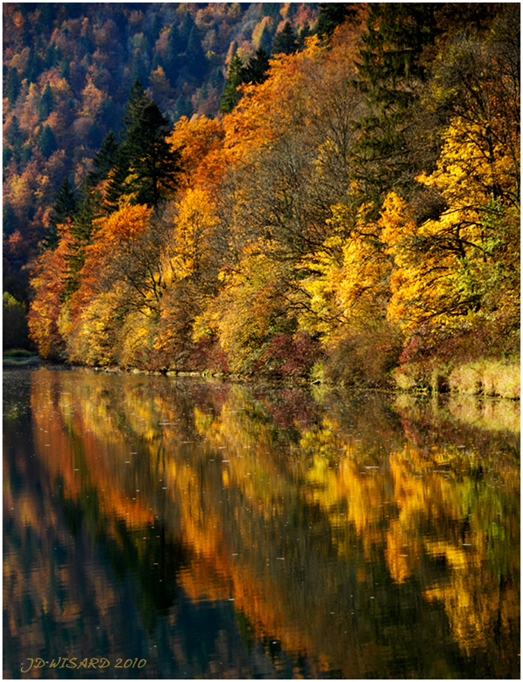 .....Le Doubs et ses reflets....