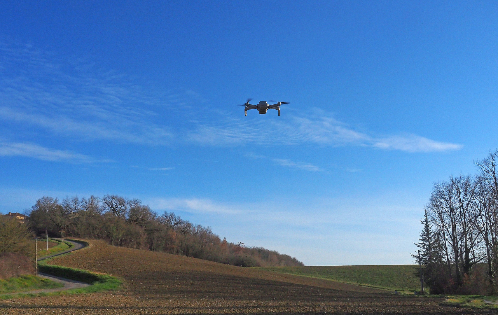 Le drone en action