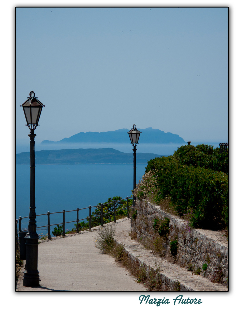 Le Egadi viste da Erice