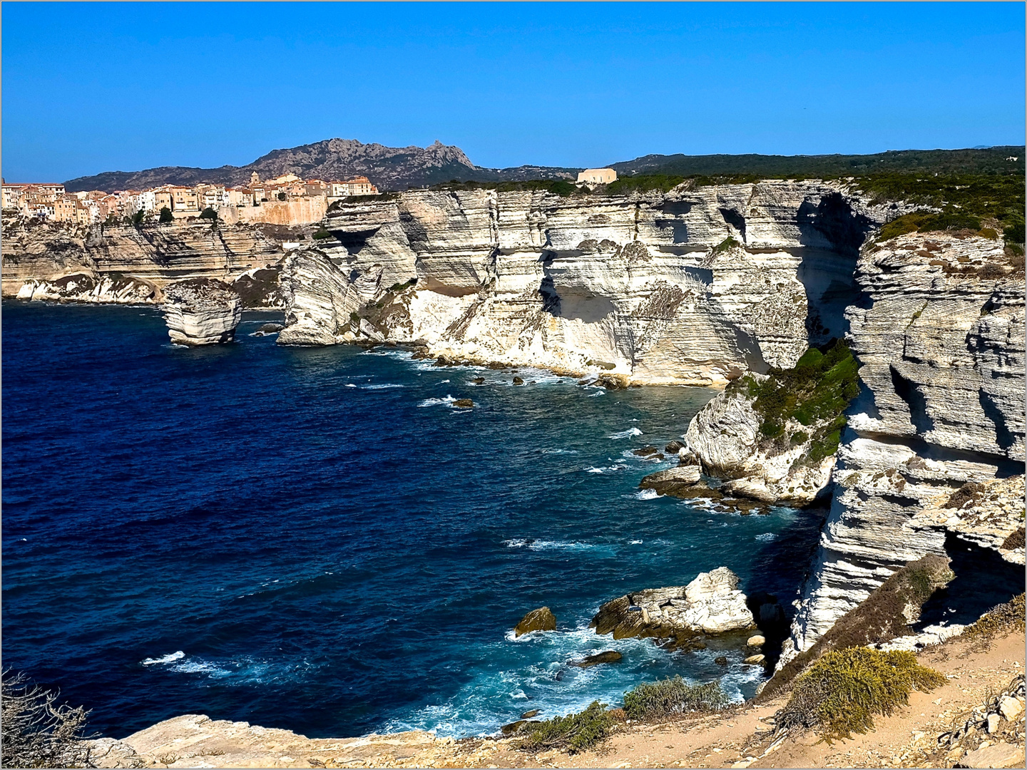 Le falesie di Bonifacio.