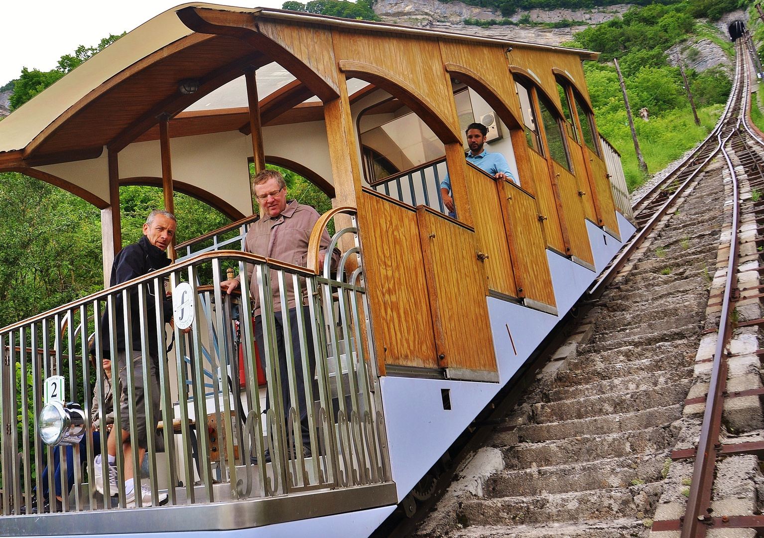 Le finuculaire de ST HILAIRE DU TOUVET