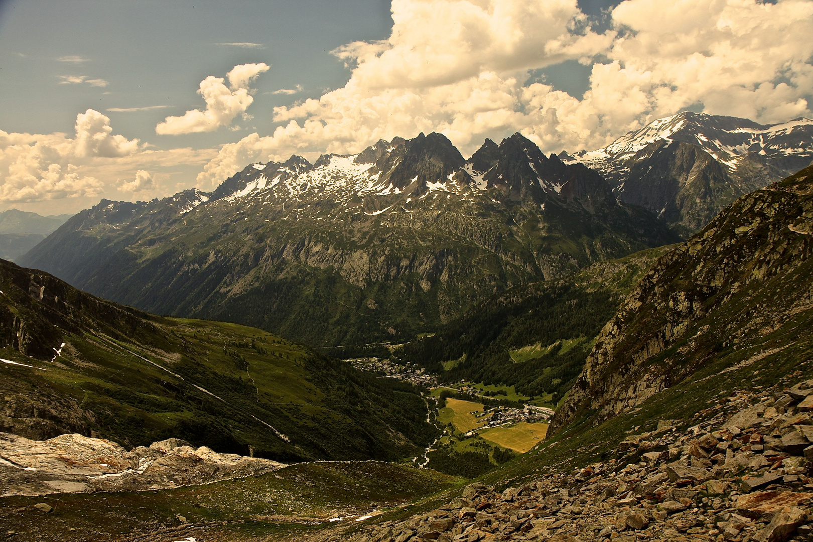 Le fond de la vallée