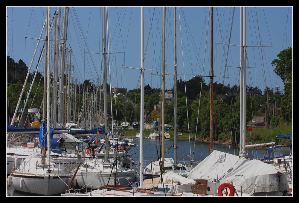 " Le fond du port du Palais " Dont le nom exact est La Saline