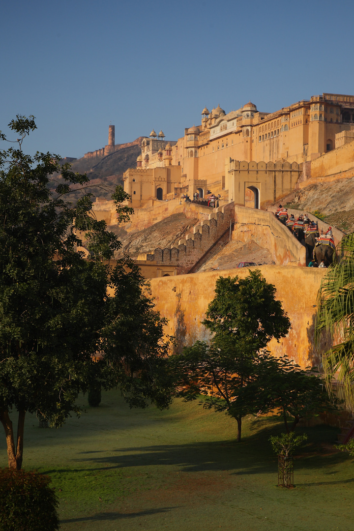 Le fort d'Amber, Jaipur, Rajasthan.