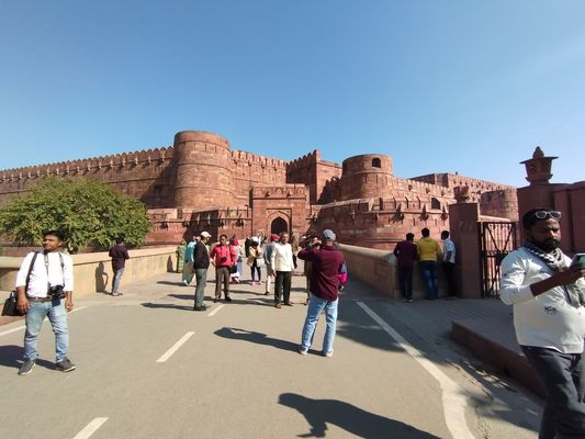 Le Fort Rouge d'Agra, Inde
