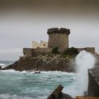 Le fort sous le mauvais temps 