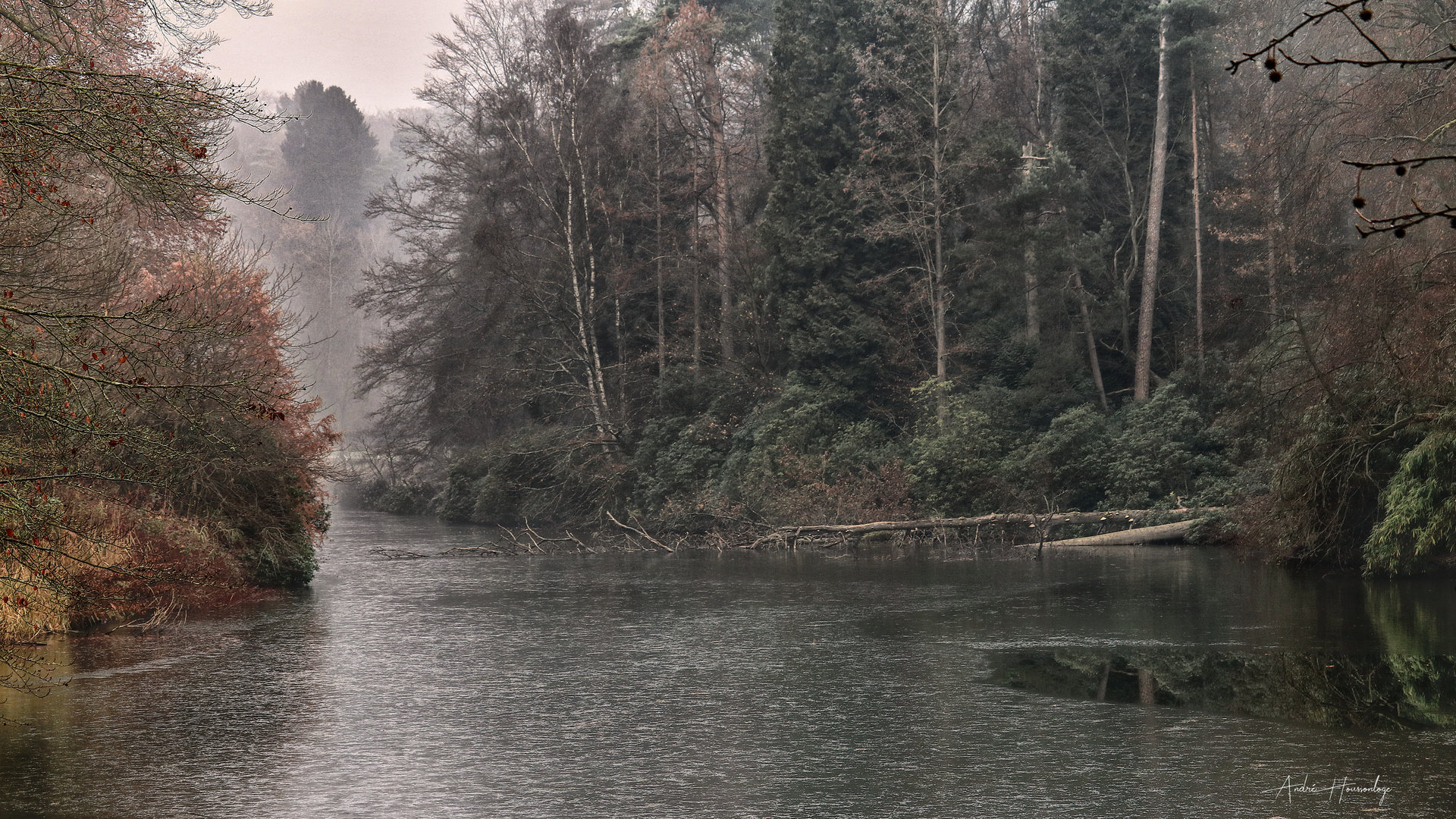 Le froid s'installe sur le lac