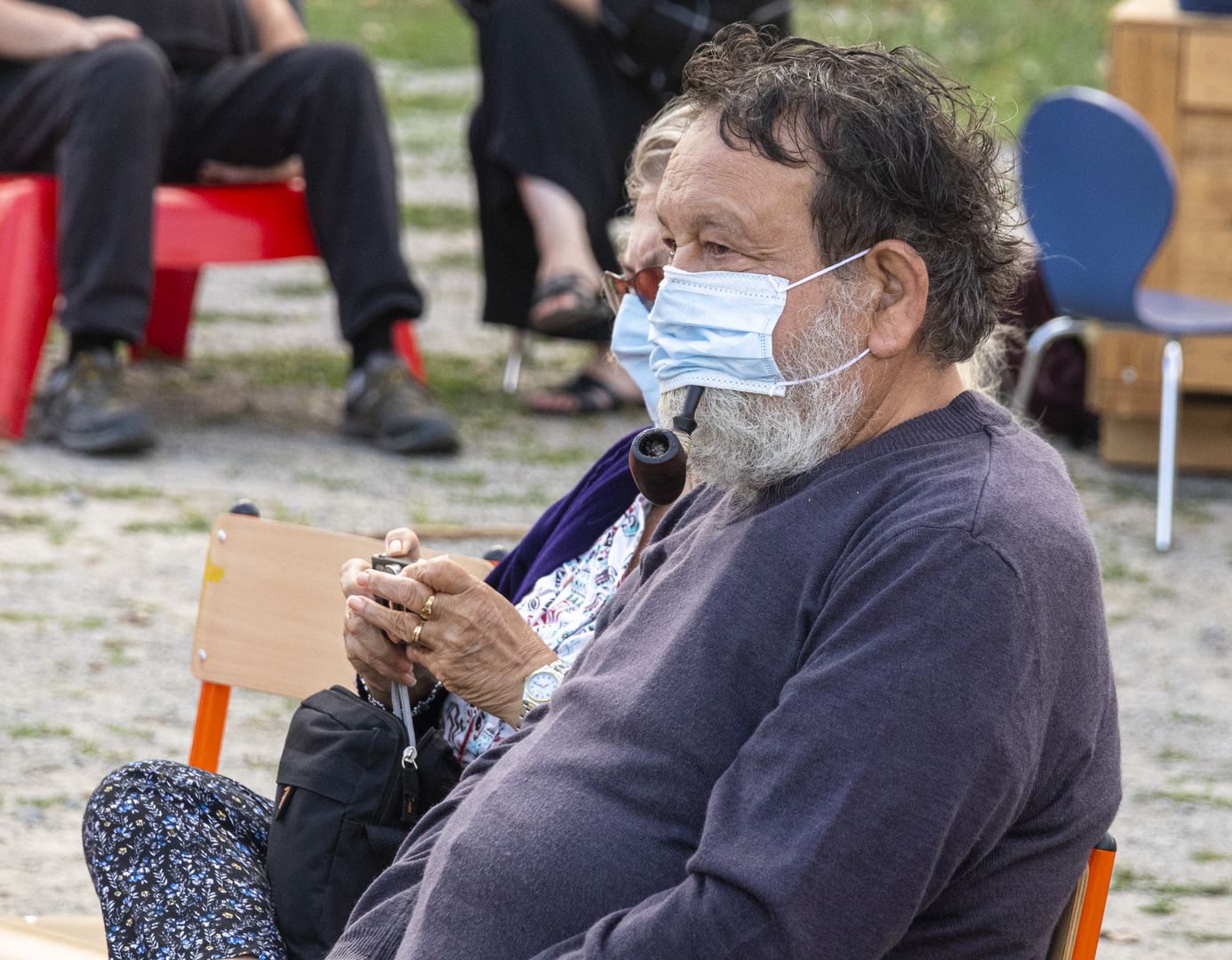 Le fumeur masqué