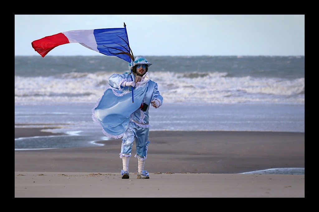 Le galant au drapeau